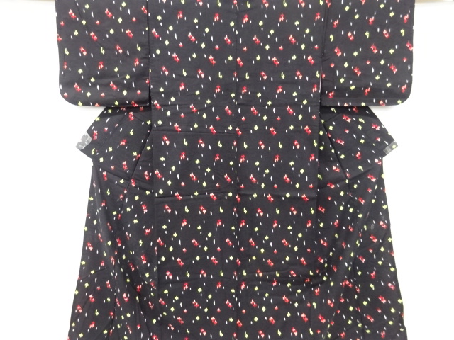 JAPANESE KIMONO / ANTIQUE KIMONO / COTTON / KASURI PATTERN